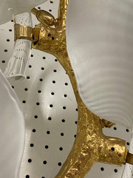 Italian Midcentury Murano Glass Sconce by Franco Luce