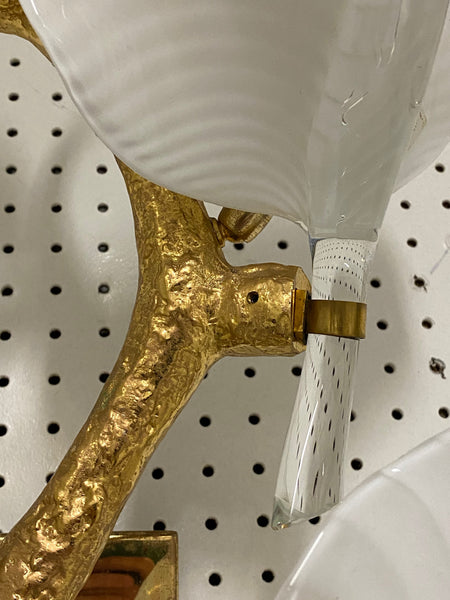 Italian Midcentury Murano Glass Sconce by Franco Luce