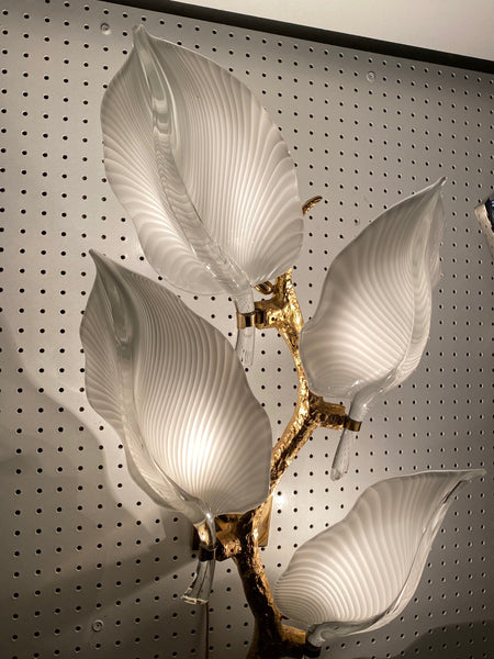 Italian Midcentury Murano Glass Sconce by Franco Luce