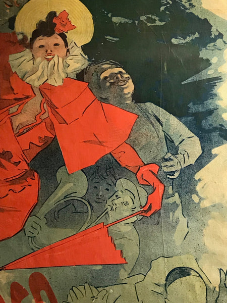 ‘La Bodinière,’ Théatre de La Tour Eiffel, original Art Nouveau poster