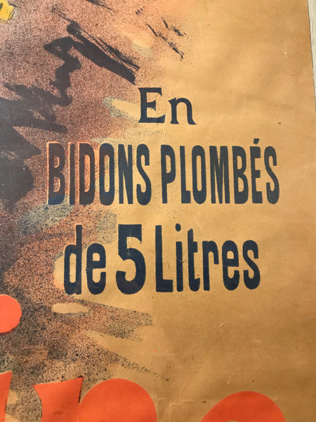 Original French color lithograph poster for Saxoléïne by Jules Chéret, 1893