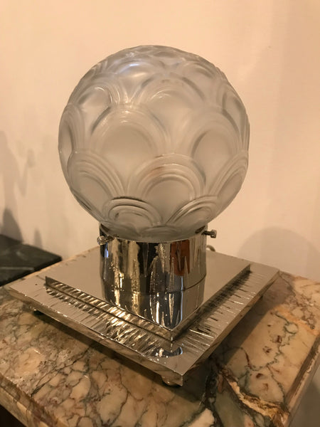 French Art Deco Table Lamp by Pierre D’avesn
