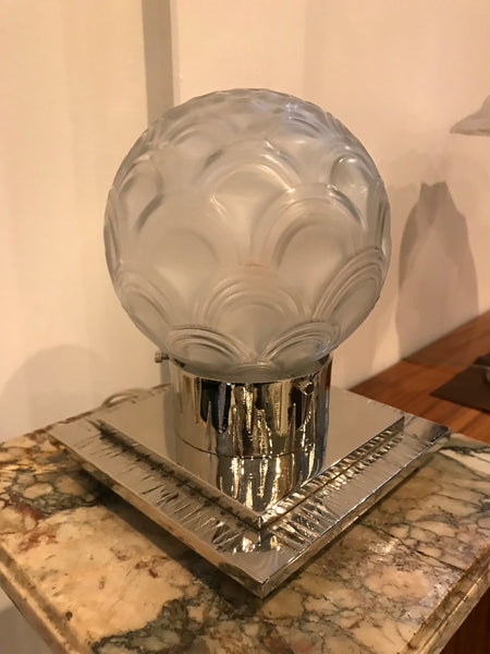 French Art Deco Table Lamp by Pierre D’avesn