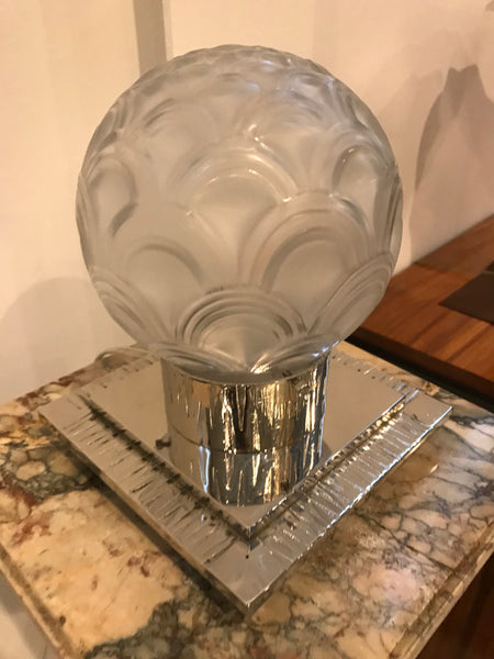 French Art Deco Table Lamp by Pierre D’avesn