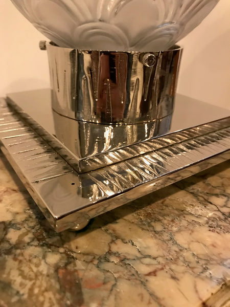 French Art Deco Table Lamp by Pierre D’avesn