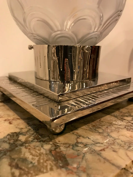 French Art Deco Table Lamp by Pierre D’avesn