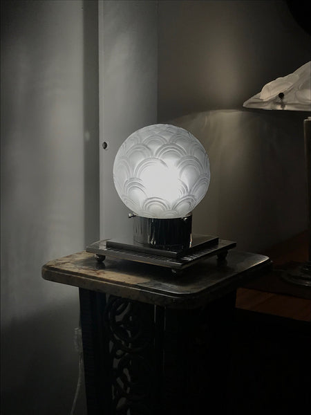 French Art Deco Table Lamp by Pierre D’avesn