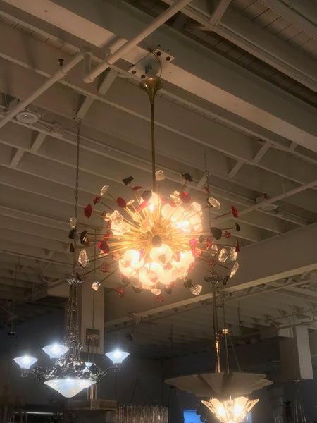 Mid-Century Modern Italian Sputnik Chandelier