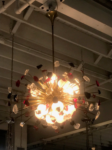 Mid-Century Modern Italian Sputnik Chandelier