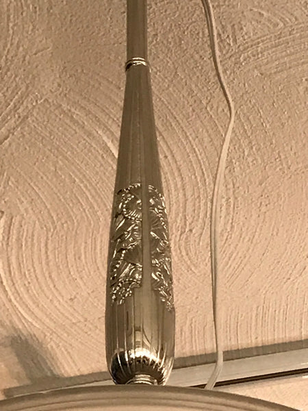 French Art Deco Pendant Chandelier by Verrerie Des Vosges