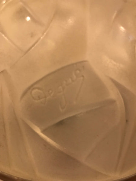 French Art Deco Table Lamp by Degue