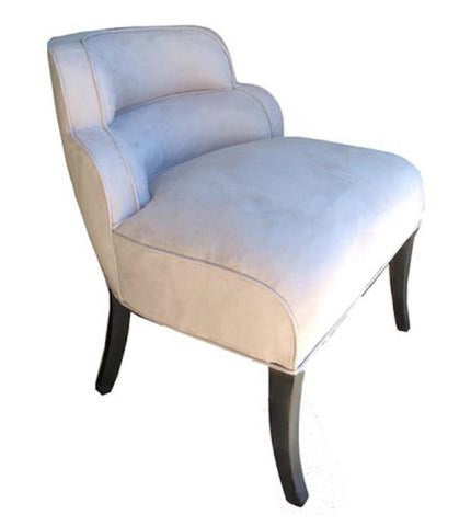 Unique American Art Deco Side or Boudoir Chair