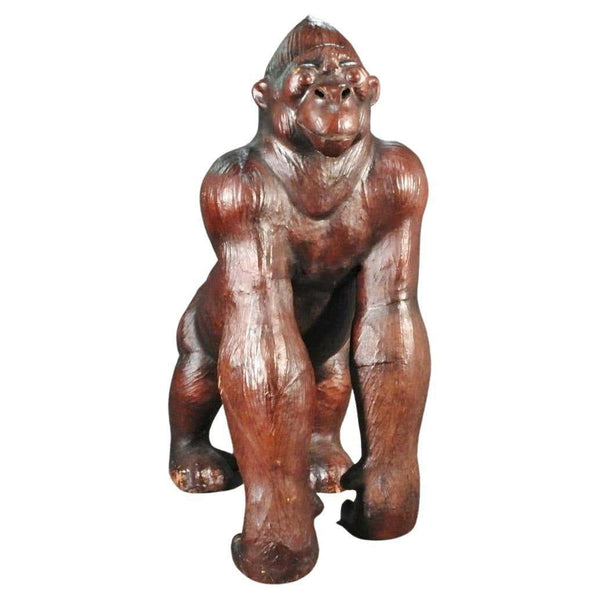Life Size Giant Leather Gorilla