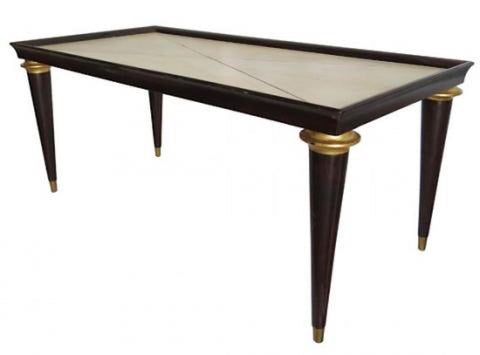 Maison Jansen French Art Deco Parchment Coffee Table