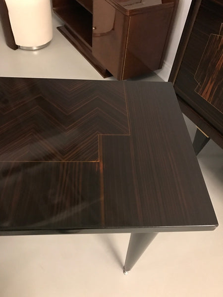 French Art Deco Macassar Console Table