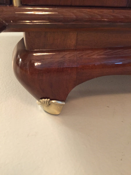 Bronze Face French Art Deco Vitrine / Dry Bar