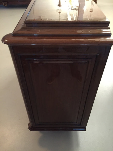 Bronze Face French Art Deco Vitrine / Dry Bar