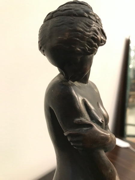 Bronze Sculpture of Standing Nude Female