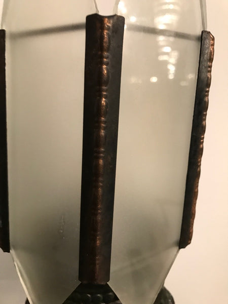 Female Art Deco Table Lamp Sculpture