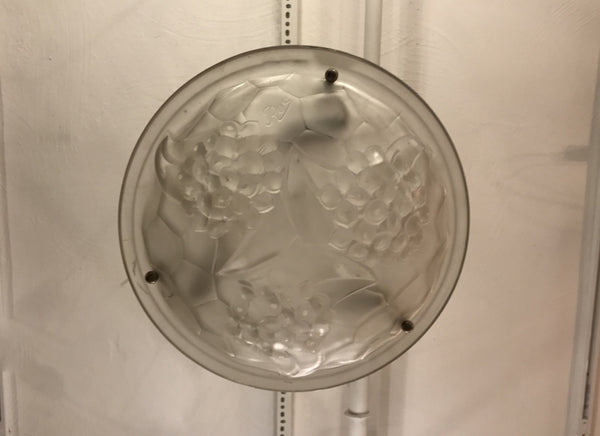 French Art Deco Chandelier Signed "Ros"