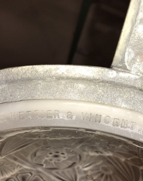 Stunning French Art Deco Chandelier by Hettier  Vincent and Genet et Michon