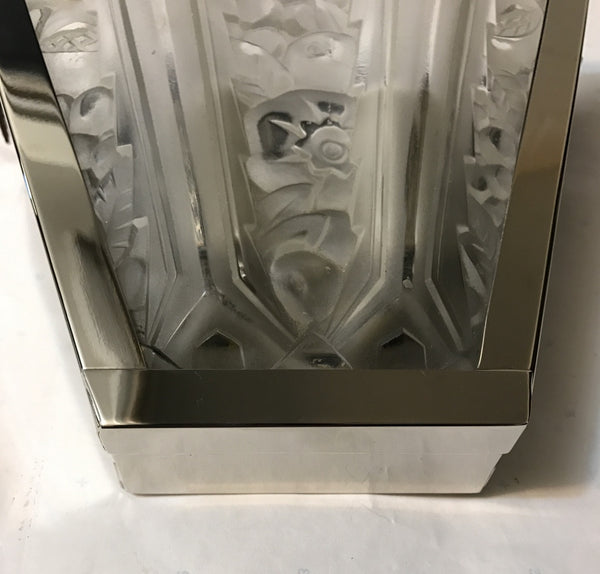 Pair of French Art Deco Sconces by Verrerie des Hanots