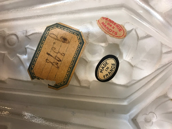 Pair of French Art Deco Sconces by Verrerie des Hanots