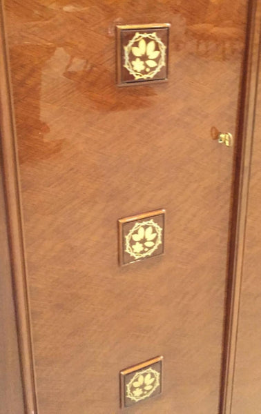 Jules Leleu Signed Cabinet French Art Deco