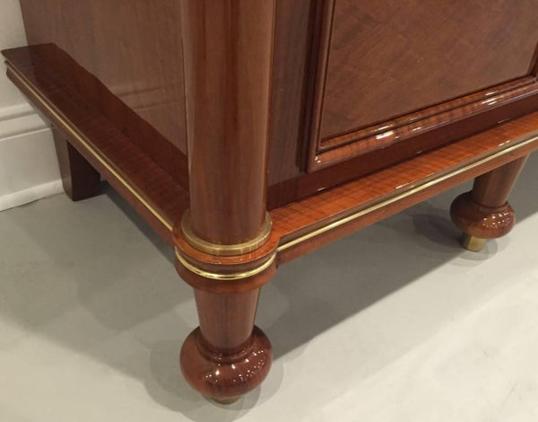 Jules Leleu Signed Cabinet French Art Deco