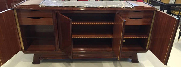 French Art Deco Numbered Gaston Poisson Buffet