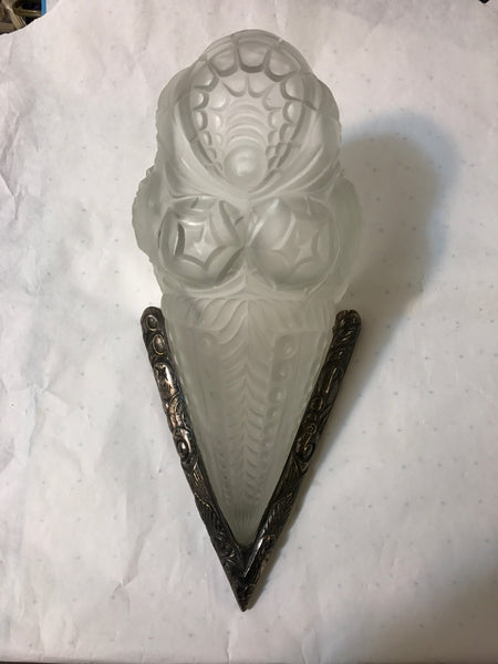 Pair of French Art Deco Sconces in the Style of Degue