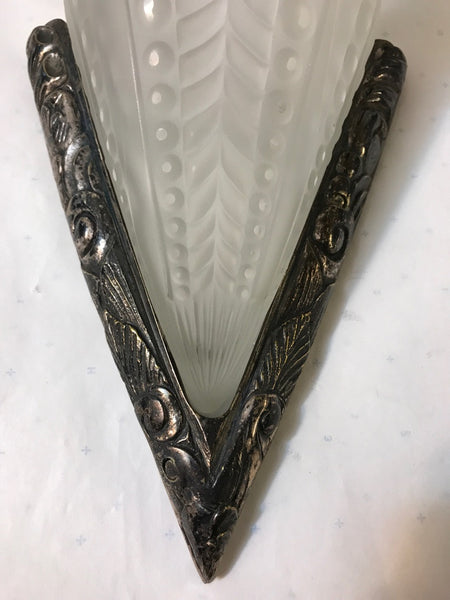 Pair of French Art Deco Sconces in the Style of Degue