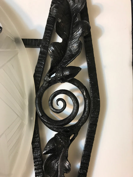 Large French Art Deco Sconce