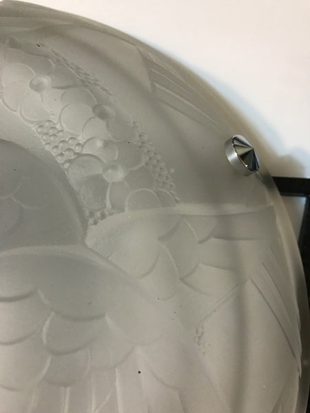 Large French Art Deco Sconce