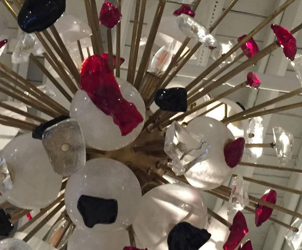 Mid-Century Modern Italian Sputnik Chandelier