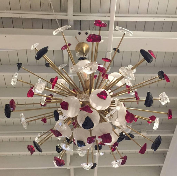 Mid-Century Modern Italian Sputnik Chandelier