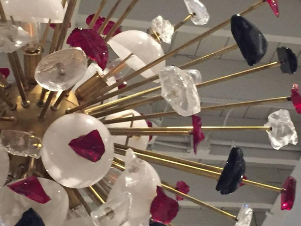 Mid-Century Modern Italian Sputnik Chandelier