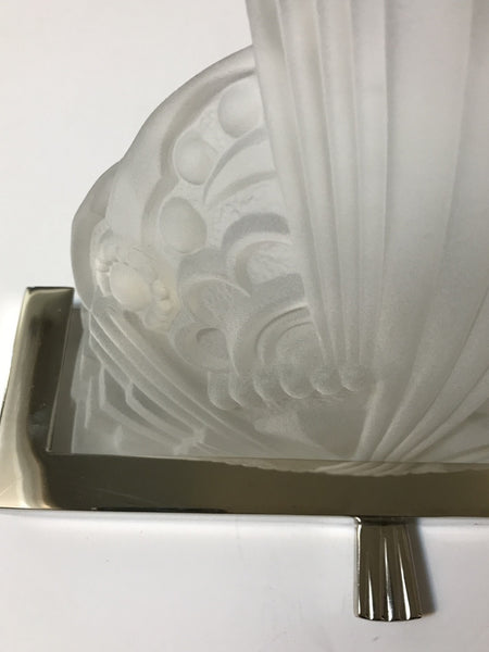 Pair of French Art Deco Sconces by Georges Leleu