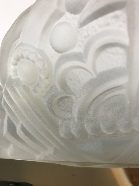 Pair of French Art Deco Sconces by Georges Leleu