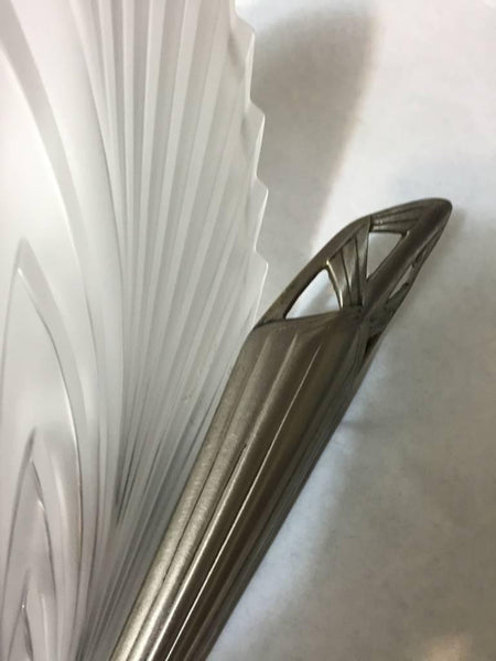 Pair of French Art Deco "Feather" Sconces