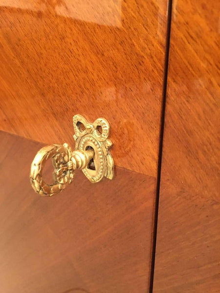 French Art Deco Buffet with Mermaid and Medusa Motifs