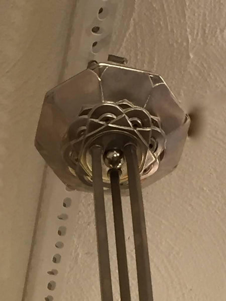 French Art Deco Geometric Chandelier