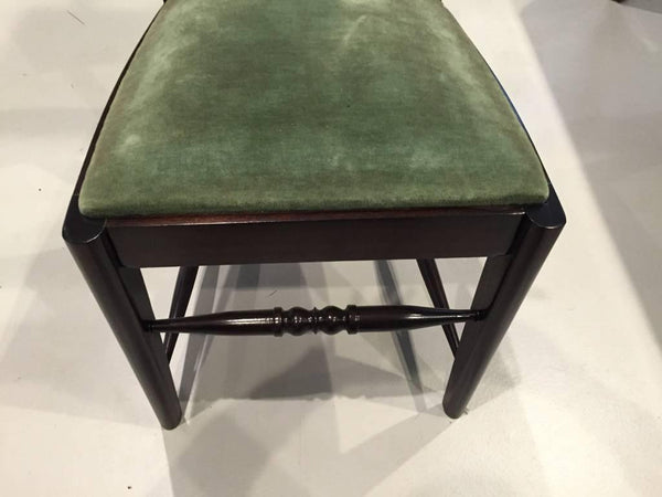 Six Gaston Poisson Attributed French Art Deco Dining Chairs