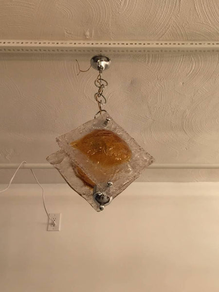 Italian Mazzega Murano Chandelier