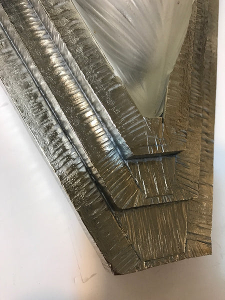 Pair of French Art Deco Geometric Scones