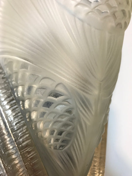 Pair of French Art Deco Geometric Scones