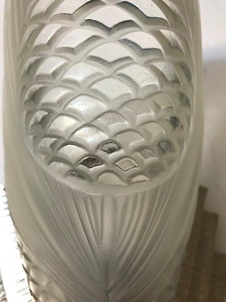 Pair of French Art Deco Geometric Scones