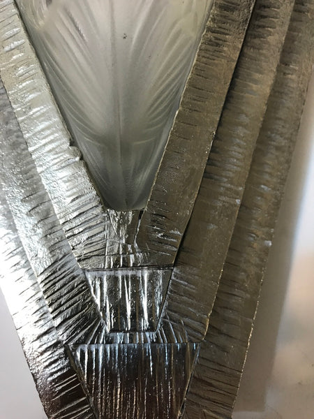 Pair of French Art Deco Geometric Scones