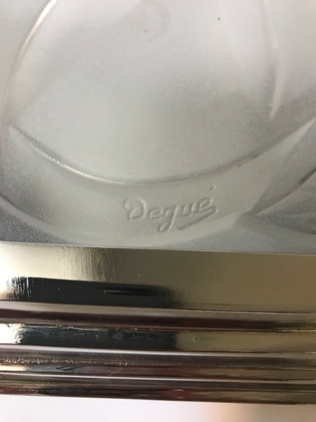 Pair of French Art Deco Wall Sconces Signed by Degue