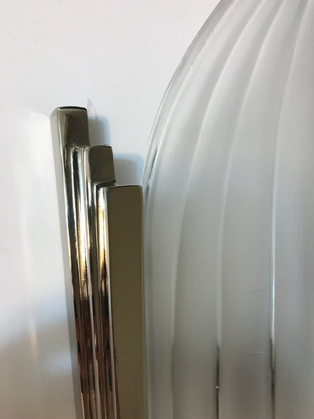 Pair of French Art Deco Sconces Signed by Genet Et Michon